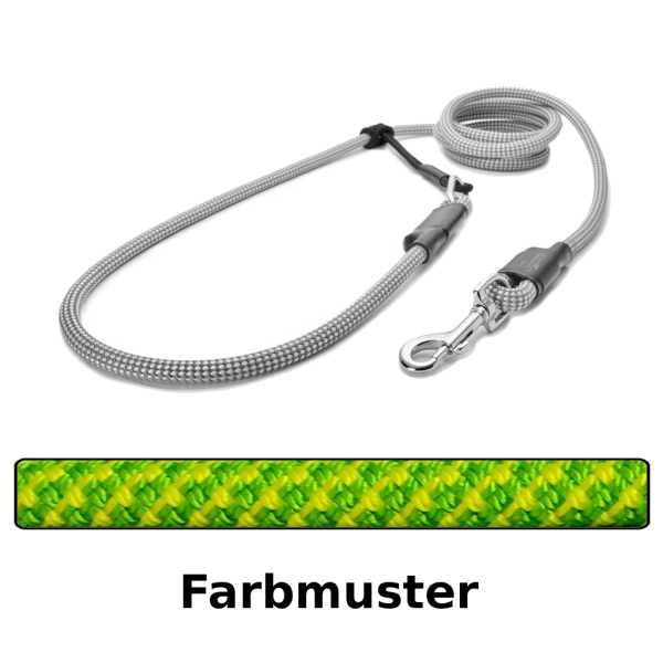 EASYLONG Hundeleine - M - 2,5m - lime swirl EASYLONG Hundeleine - M - 2,5m - lime swirl